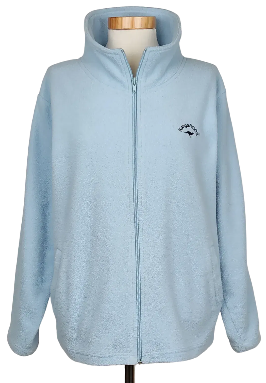 KangaRoos Damen Fleece Zip-Weste, blau - D 44/46 - Bild 1