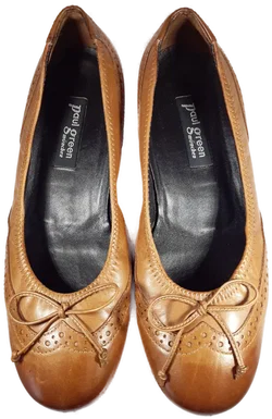Paul Green Ballerinas, braun - Gr. 36 - Bild 4
