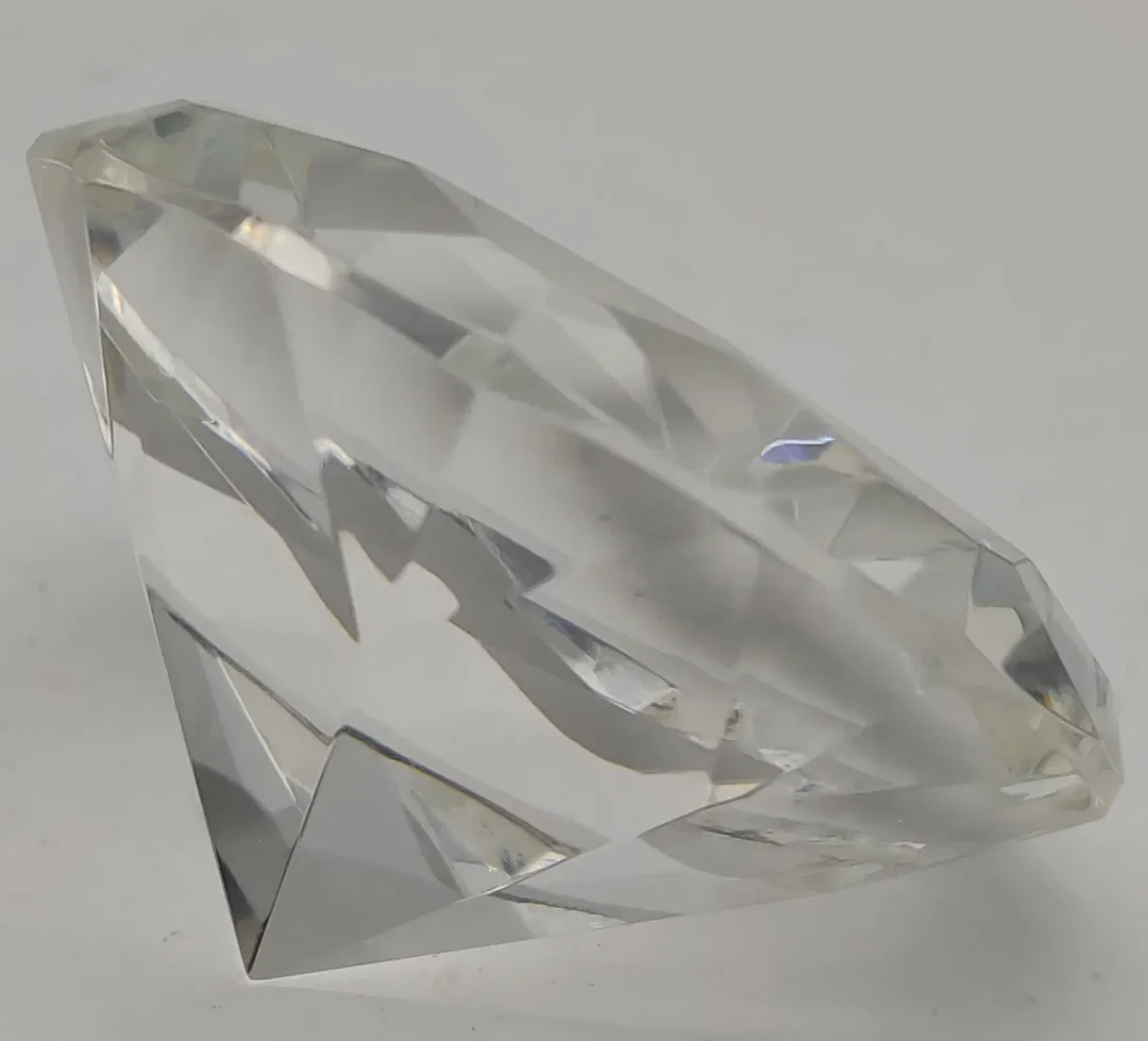 Kristall Briefbeschwerer Transparent | Glanzstück – Bild 4