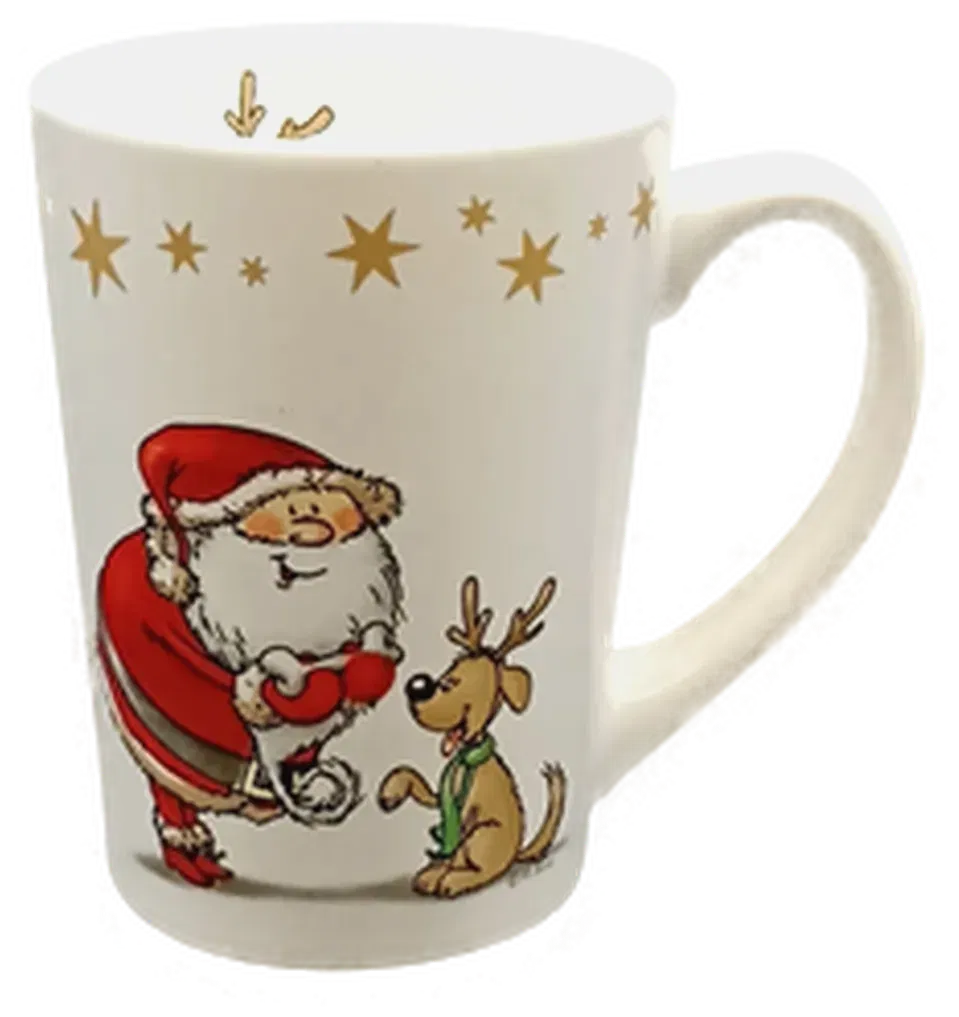 Home & Deco Weihnachtstasse gemustert - Bild 1