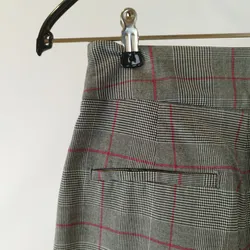 Bemusterte Zara Basic Hosen - Gr. XS - Mischfaser - Bild 4