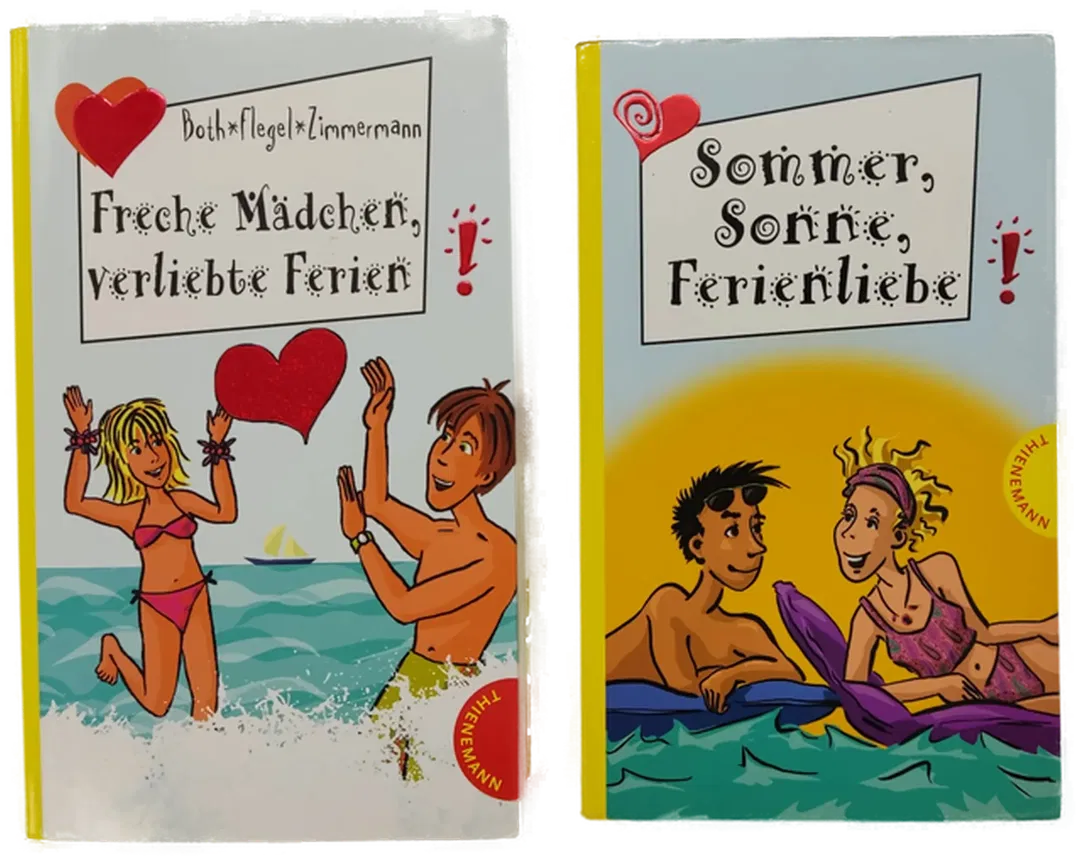 Sommer, Sonne, Ferienliebe / Freche Mädchen, verliebte Ferien - Sabine Both, Sissi Flegel, u.a., 2 Bände - Bild 1