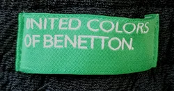 United Colors of Benetton Damen Jogginghose beige gemustert Gr. XS/ECH - Bild 3