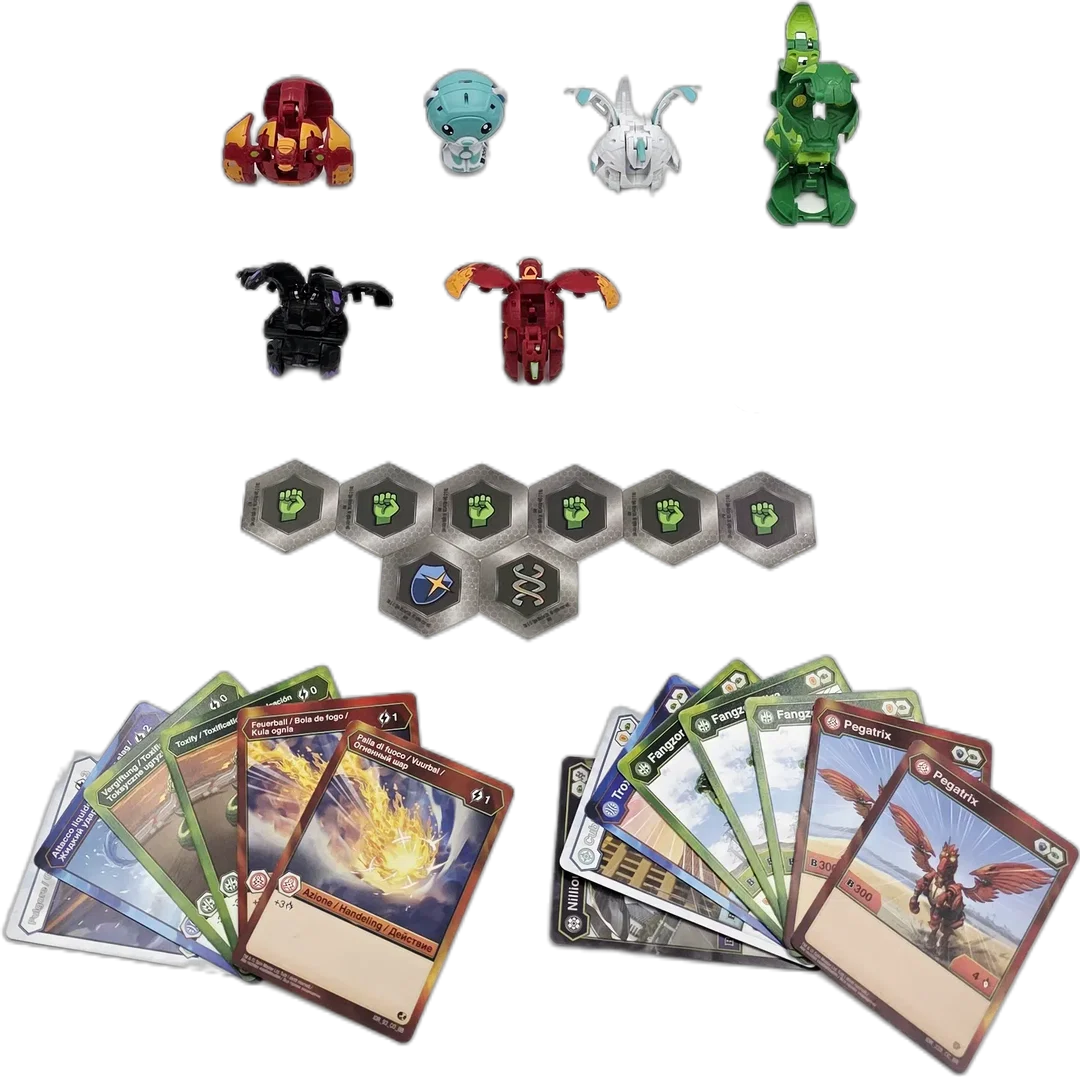 Bakugan Battle Pack (5er-Set) inkl. 14 Battle-Brawlers-Karten & 8 BakuCores – Bild 2
