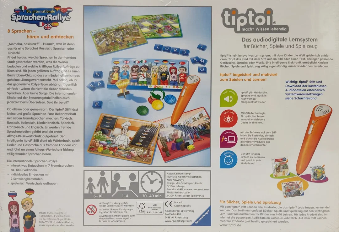 tiptoi® Die internationale Sprachen-Rallye - Lernspiel - Ravensburger  – Bild 2