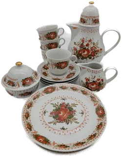Kaffeeservice 4-Teilig Sonstige Porzellan | Retro-Charme - Bild 3