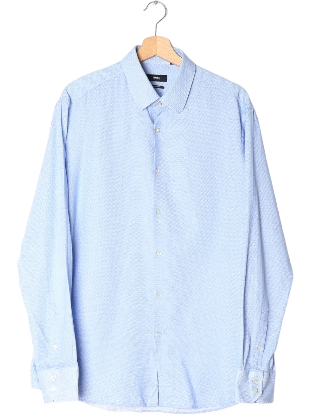 Babäm! - HUGO BOSS Herren Hemd, blau - Gr. L - Bild 1