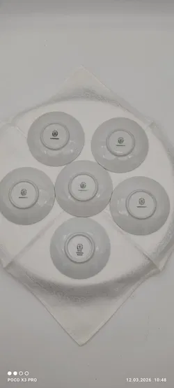 Lilien Porzellan Mocca-Untersetzer 6er | Sammlerstück - Bild 11