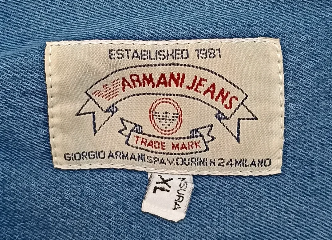 Armani Jeans Herren Jeanjacke blau Gr. XL – Bild 3
