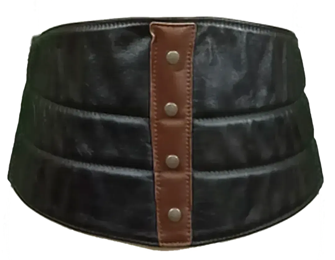 Racer Motorrad Herren Leder Nierengurt schwarz/braun - Bild 4