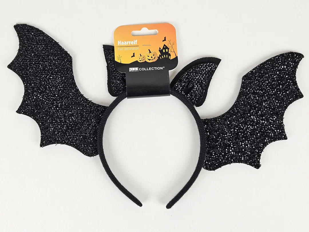 Halloween Zubehör #1 "Haarreif Fledermaus" – Bild 1