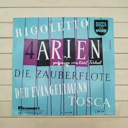 4 Arien, gesungen von Karl Terkal, Vinyl Single 