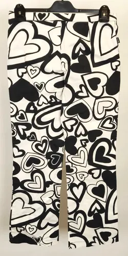 Moschino Damen Hose schwarz/weiß Gr. D 42 - Bild 2