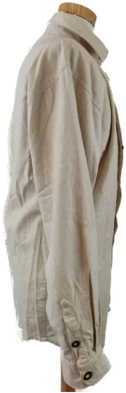 Isar-Trachten Herrenhemd beige - Gr. XXL - Bild 2