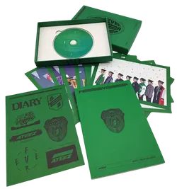 K-Pop - Ateez - Album - Zero: Fever Epilogue - Fotobuch, 11 Fotokarten, Stickerbogen und Audio CD - Bild 2