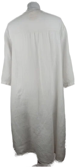 Weißes Hemdblusenkleid Aus Baumwolle L | Zeitloses Design – Vorschau 3