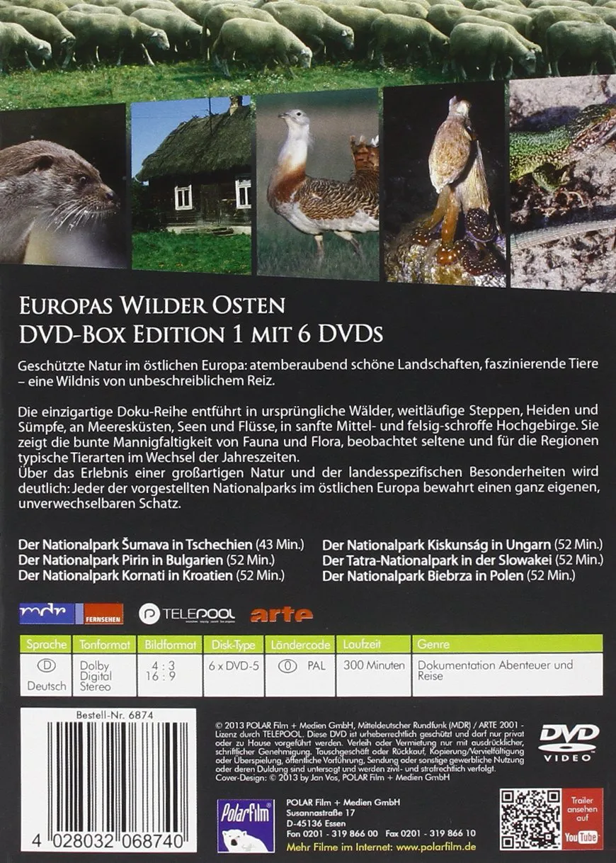 DVD BOX "Europas Wilder Osten" Edition 1 mit 6 DVDs – Bild 2