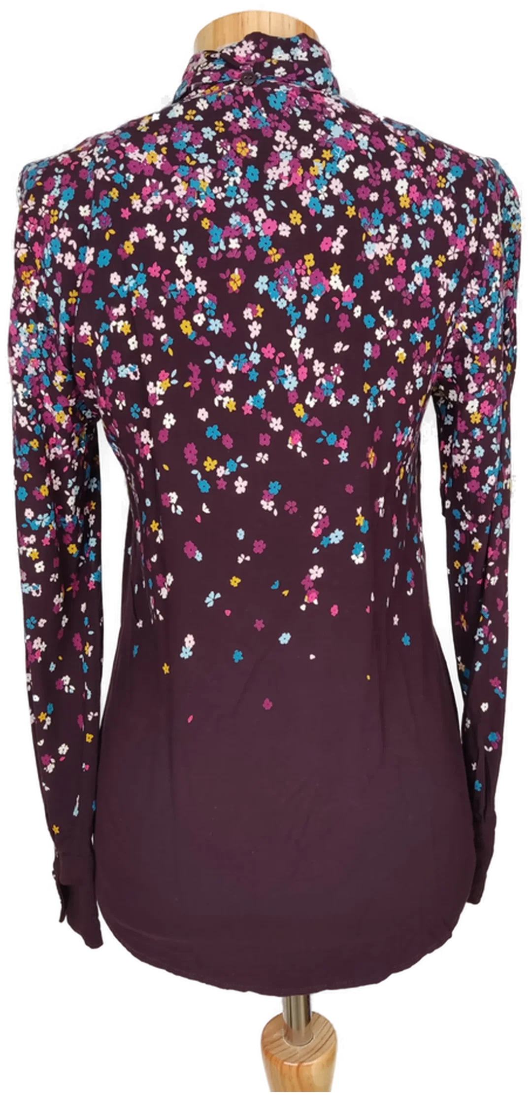 Zero Damen Bluse violett geblümt - XS/34 – Bild 2