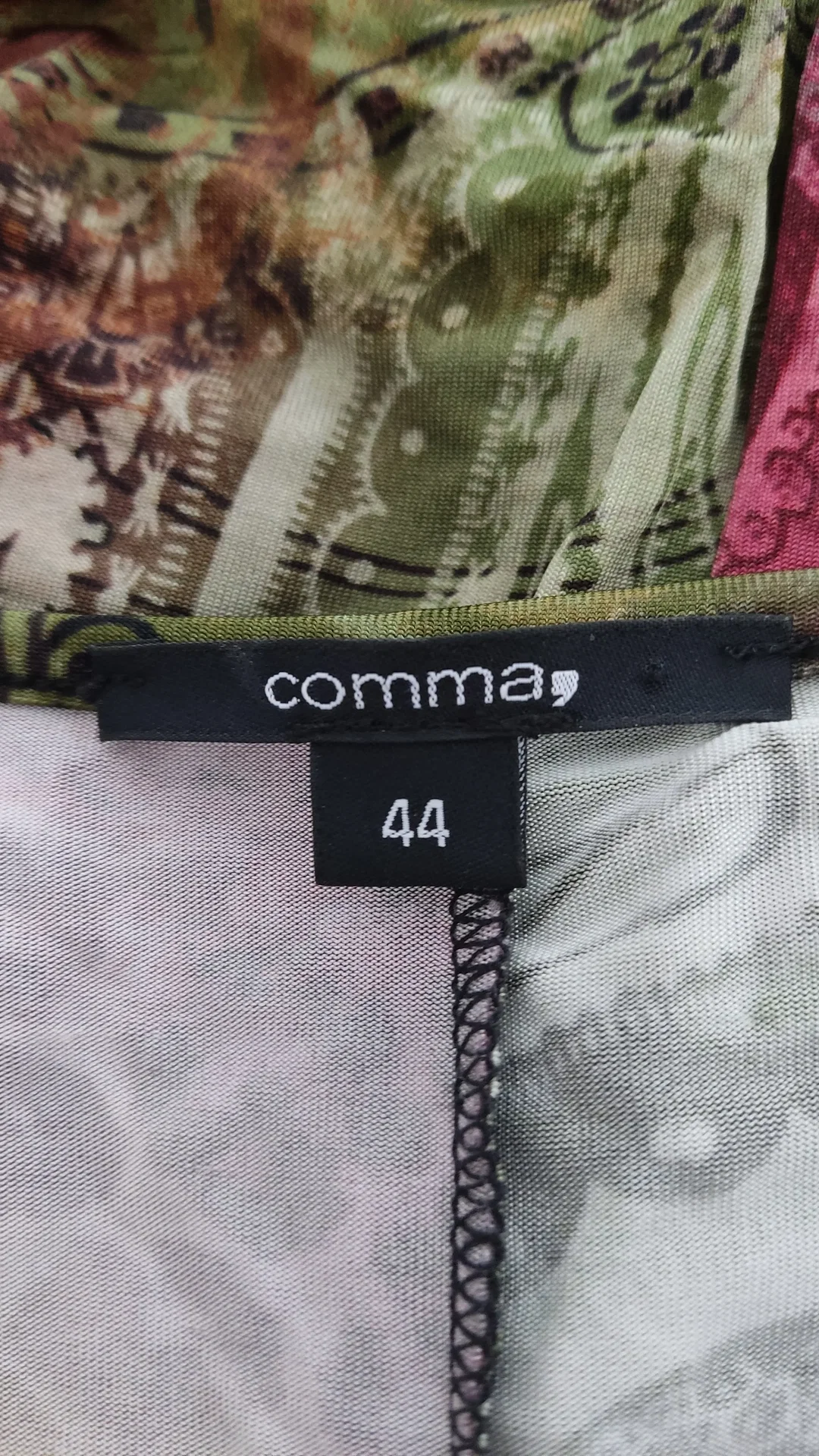 COMMA Damenkleid mehrfarbig gemustert - Gr. 44 – Bild 4