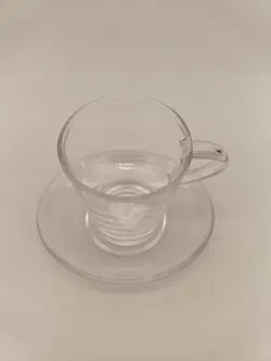 6 Stk. Kaffeeglas, Teeglas, Punschglas, mit Untersetzer, Weihnachten, Adventfeier - Bild 2