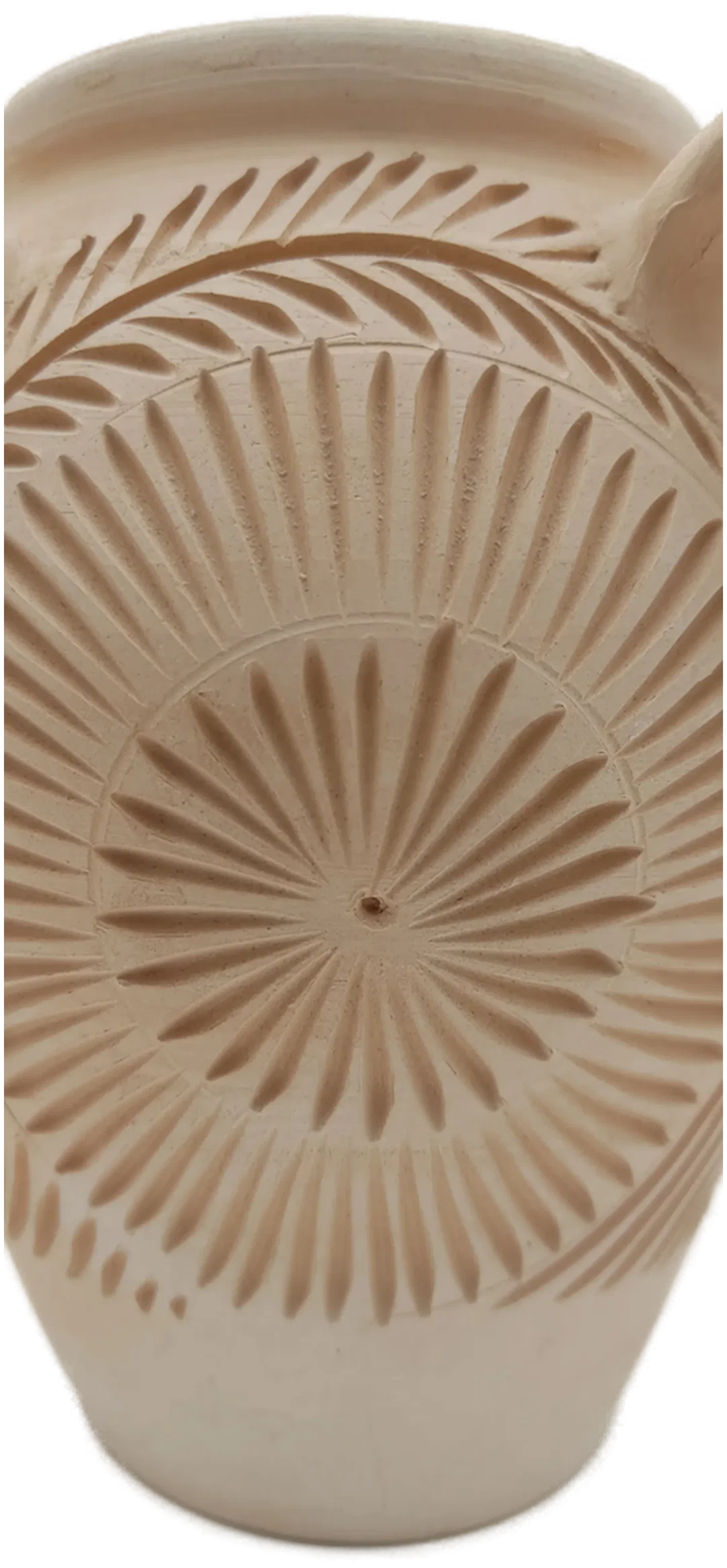 Terrakotta Vase unlasiert Creme | Wie Neu – Bild 7