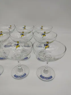 9 Vintage Babycham Champagnergläser - Bild 8