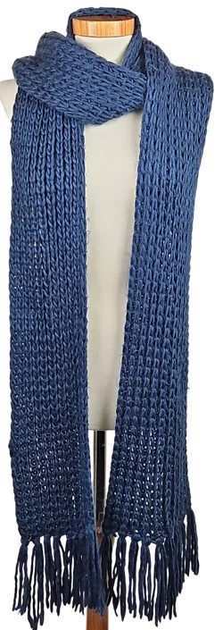 Damen Schal - blau - Bild 2