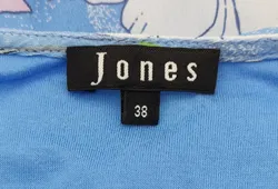 JONES Damenkleid hellblau mit Blumenmuster - Gr. 38 - Bild 4