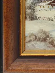 Die 4 Jahreszeiten, Original Ölgemälde von A. Behr - Bild 6