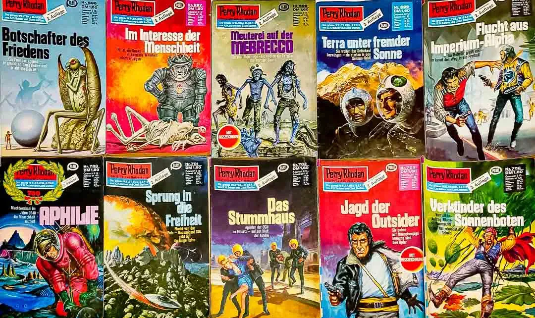  Romanhefte Perry Rhodan Zweitauflage, Nr.696 bis 706 - Bild 2