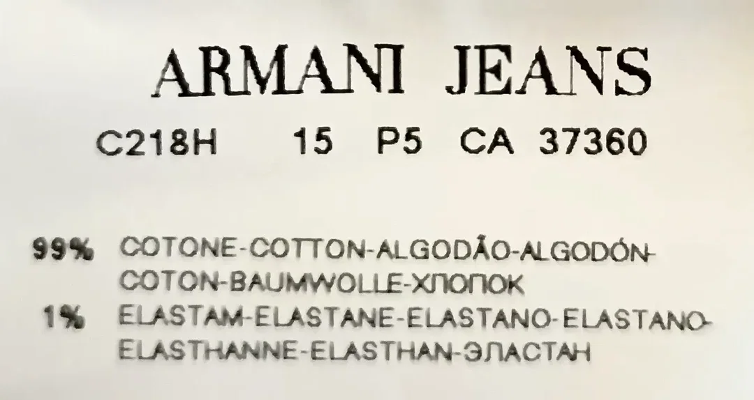 Armani Jeans Damen Jeans-Jacke blau Gr. 46 – Bild 4
