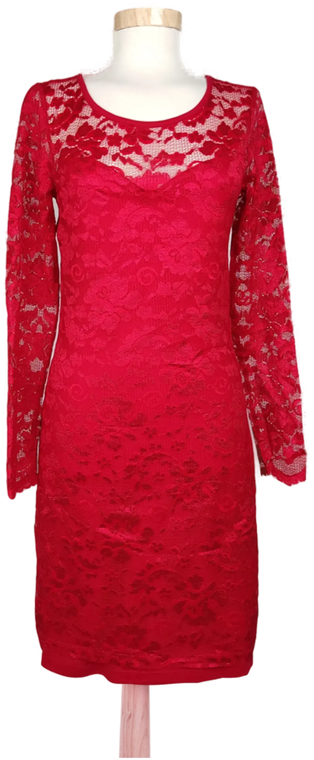 Vero Moda Damen Spitzenkleid rot - M/38 - Bild 1