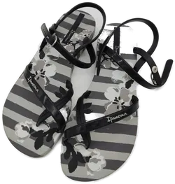 Ipanema Damen Sandalen, schwarz/grau gemustert, Größe 38 - Bild 2