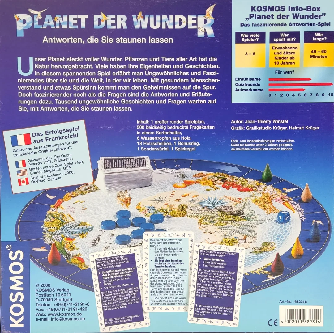 Planet der Wunder - Gesellschaftsspiel - Kosmos  – Bild 2