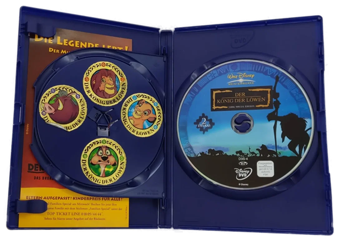 DVD 2 Disc's Disney "Der König der Löwen" Special Edition – Bild 4