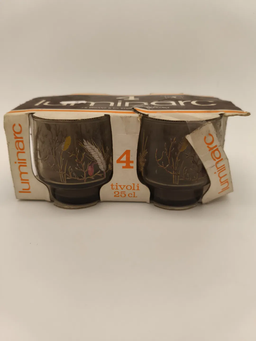 Set mit 4 luminarc Gläsern tivoli 25 cl in Originalverpackung, 1970er Jahre - Bild 4