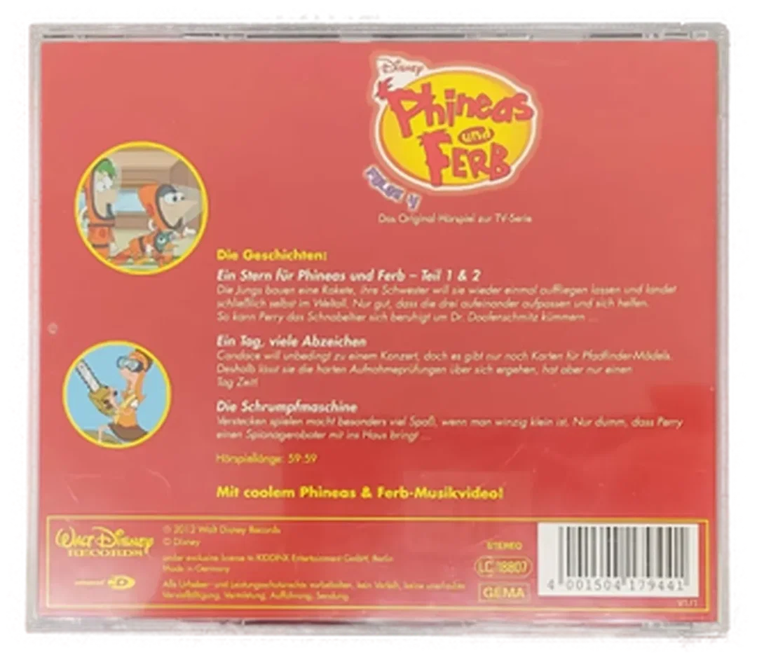CD Disney "Phineas und Ferb Folge 4" Hörspiel – Bild 2