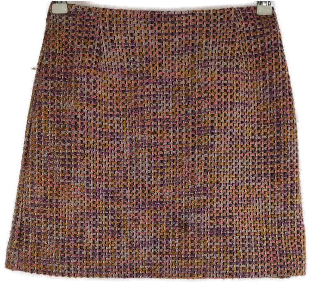 Damenrock EUR 34 Aus Mischfaser | Herbstlicher Tweed-Look – Bild 1