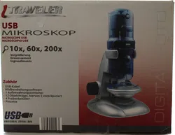 Traveler USB Mikroskop – 10x/60x/200x Vergrößerung, inkl. Zubehör & Software, ungeöffnet - Bild 2