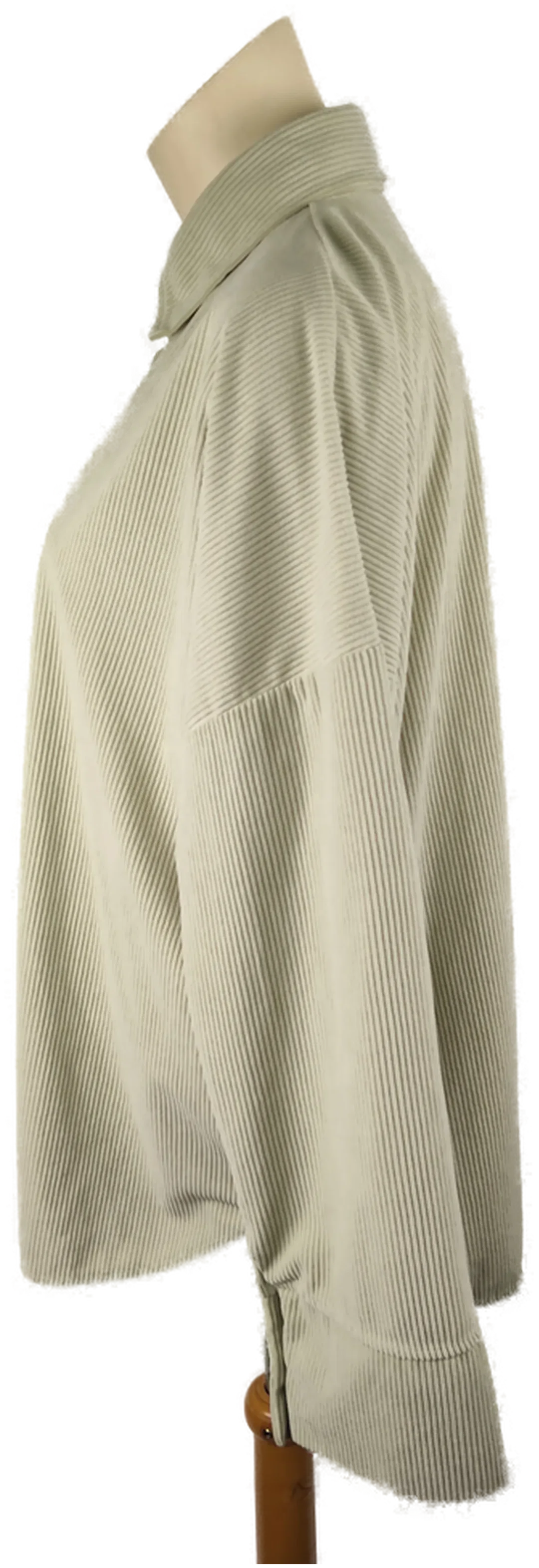Damenovershirt Größe 42 Olivgrün | Herbstlicher Charakter – Bild 3