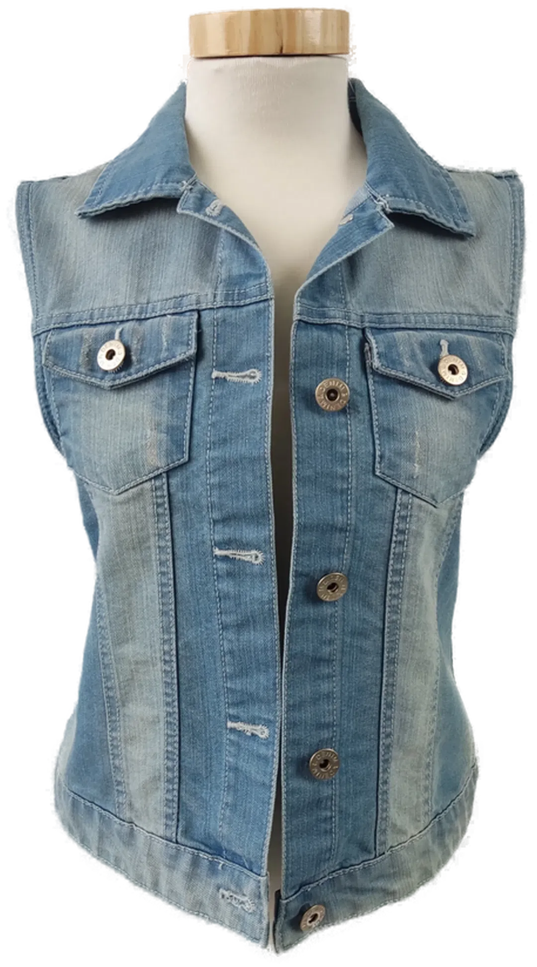 Girls United Kinder Gillet blau - 158/164 - Bild 4