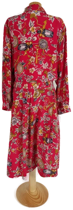 Silk City Damen-Kostüm rot geblümt - XL/42 - Bild 3