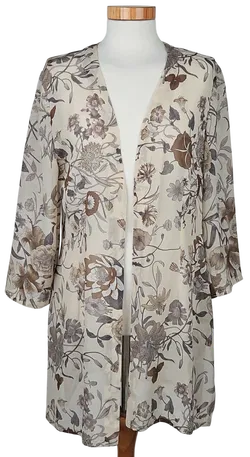 INDIA Damen Cardigan, beige - Gr. M  - Bild 1