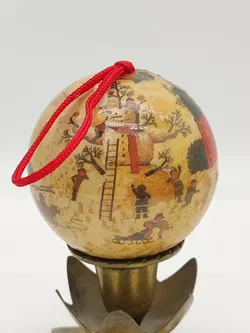 22 Stk. Old Fashioned Decoupage Weihnachtskugeln - Bild 13