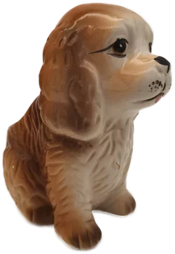 2 Übertöpfe, Pflanzentöpfe, Hund, Vintage - Bild 3