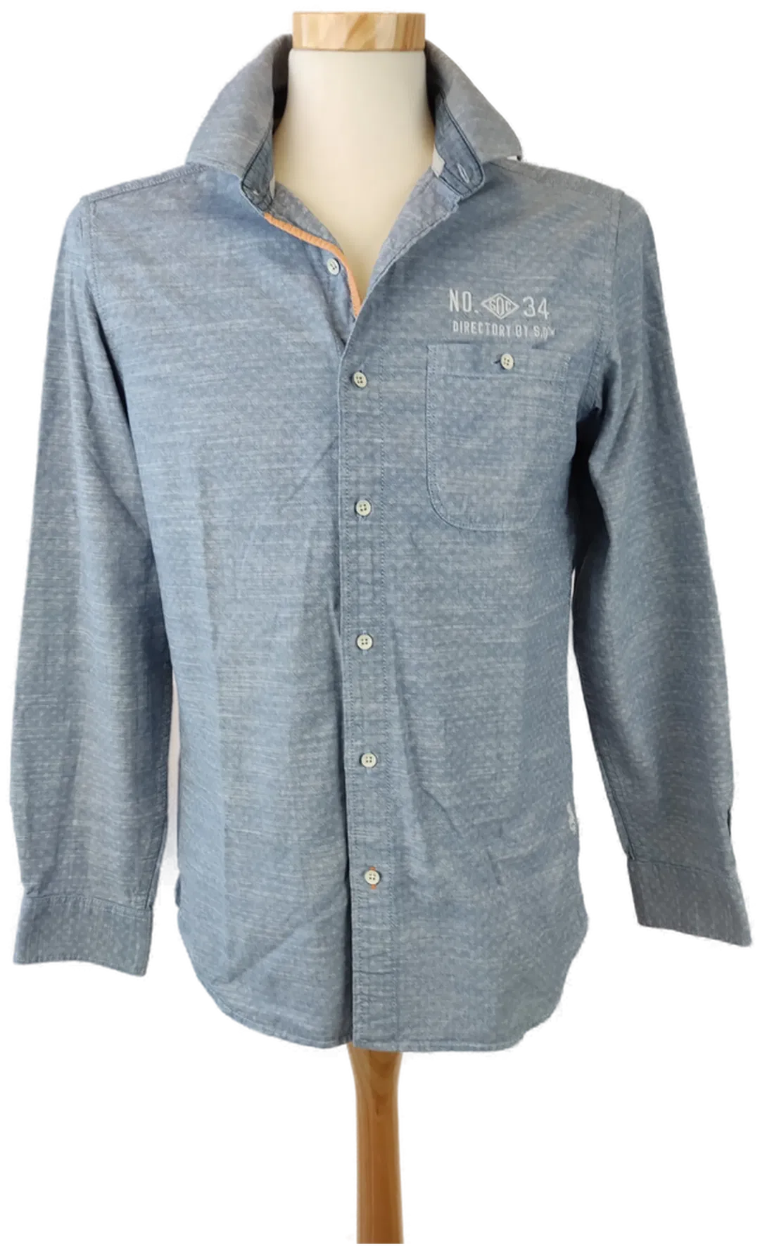 s.Oliver Herrenhemd hellblau - Gr. M (Slim fit) - Bild 4