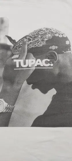 2PAC / TUPAC. Herren T-Shirt weiß Gr. S - Bild 3