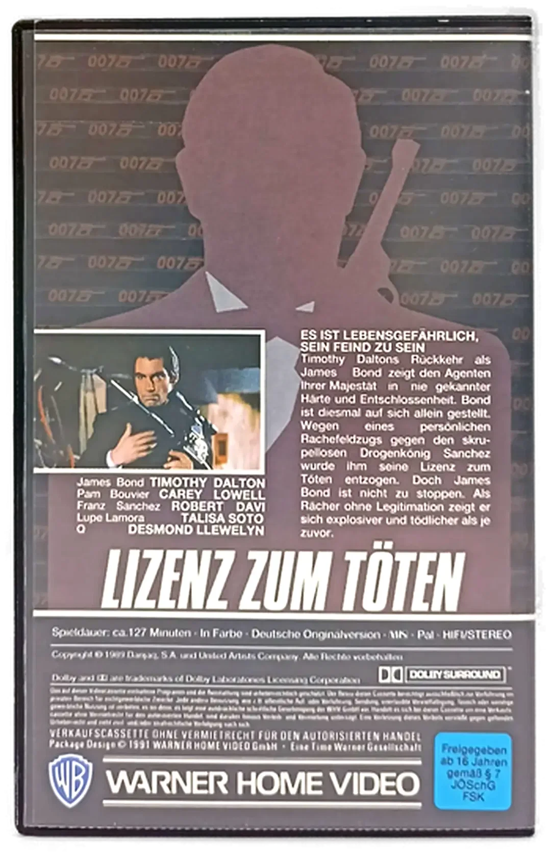 VHS "James Bond 077 - Lizenz zum Töten" – Bild 2