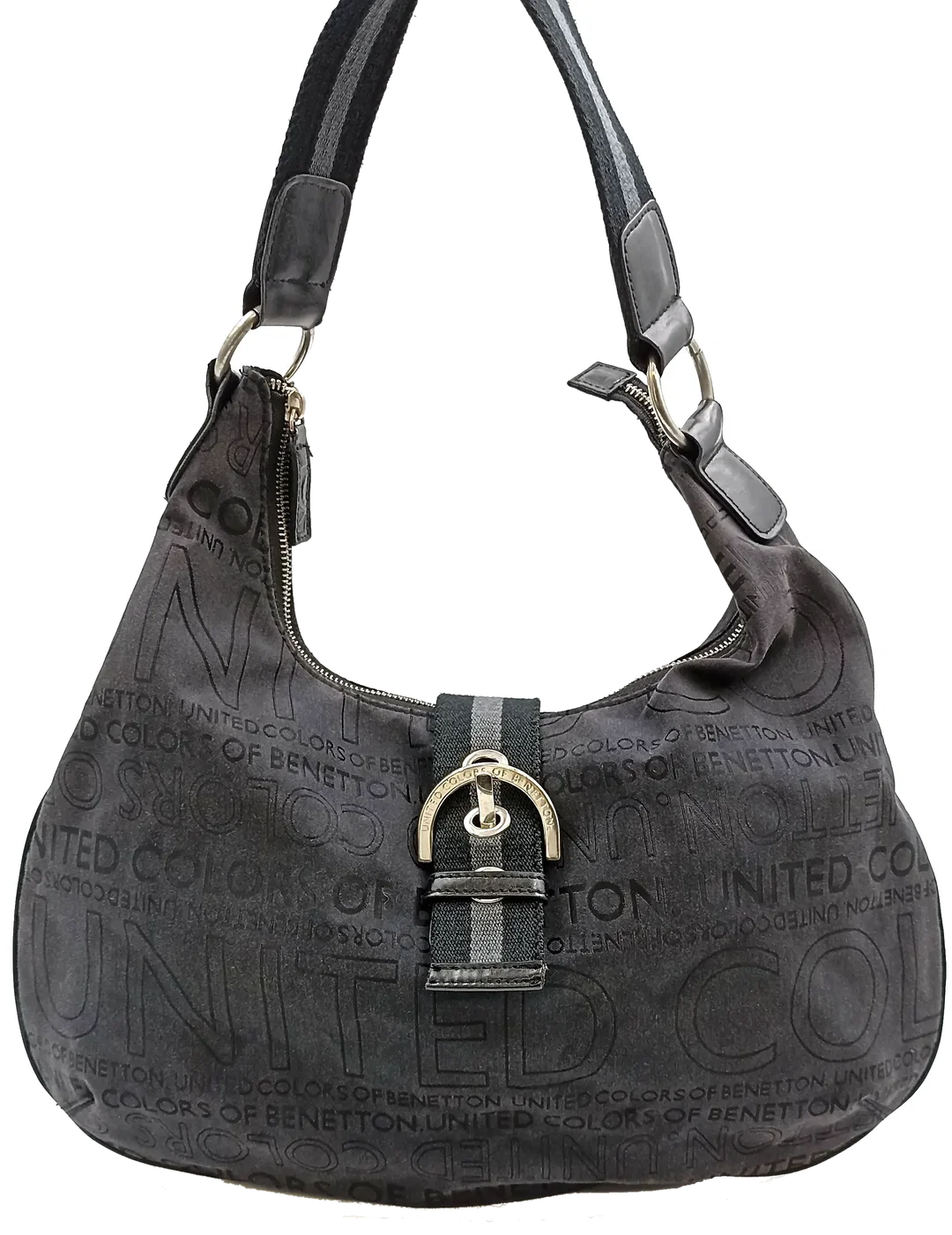 United Colors of Benetton Damentasche schwarz gemustert – Bild 2