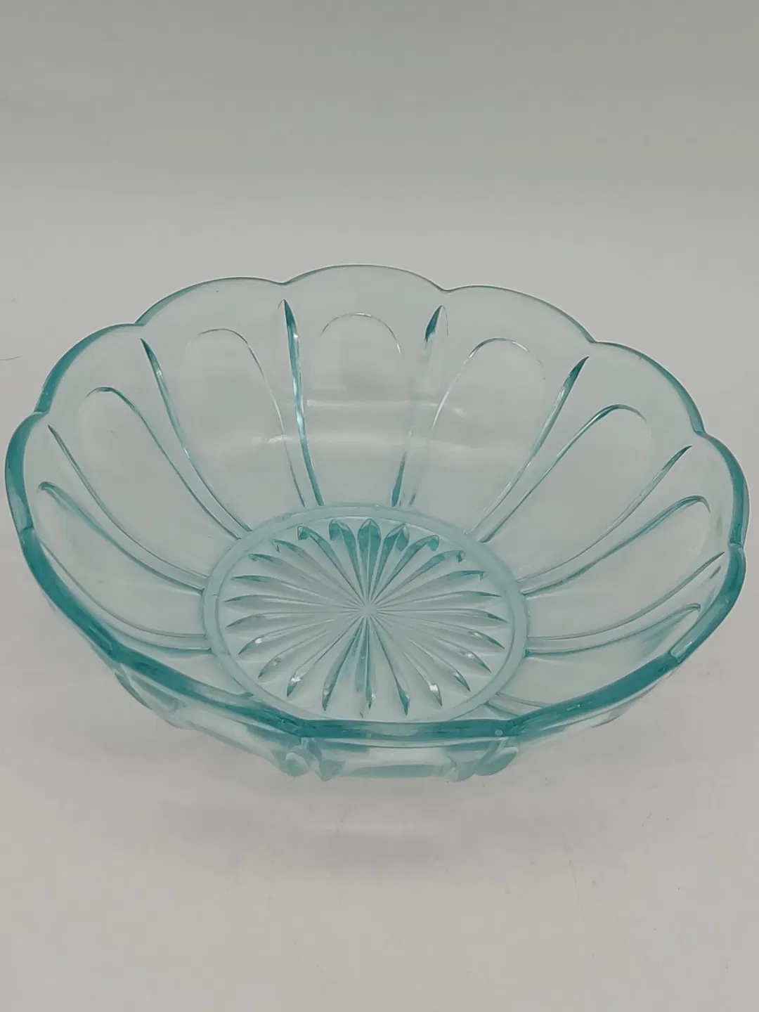 Vintage Glasschüssel in Himmelblau - Bild 4